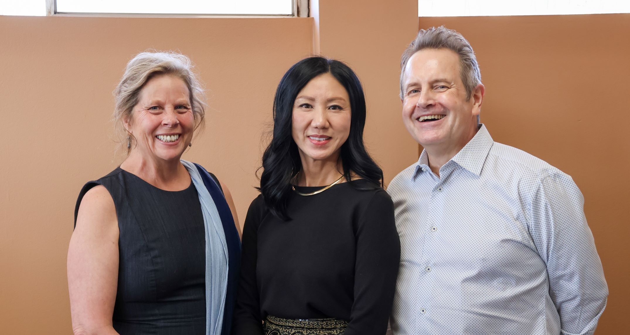 ILONA CEO Robert Makari along with his assistant and Lina Lee from Redstone Bank